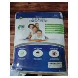 King Size Mattress Protector Bed Bug Waterproof Zippered Cover - Hypoallergenic Premium Quality Encasement Protects Against Liquids, Dust - Breathable, Noiseless White - Retail: $43