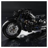 RiceBlock Motorcycle Toys Building Blocks Set, 1:8 Scale Model Gift, Suitable for Motorcycle Models for Boys Age 8-12, 575 Pieces - Retail: $22