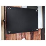 Ibyx Elegant Sliding Tray for Your Coffee Maker and Heavy Kitchen Appliances - Sturdy, Slides Easily from Under The Cabinet (Black, 12W x 16D) - Retail: $39