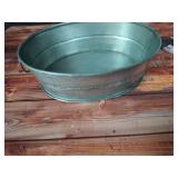 The Country House Collection 82784 Tin Wash Tub, 8.25-inch Diameter - Retail: $21