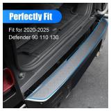 Rear Bumper Anti-Scratch Guard Compatible with Land Rover Defender 90 110 130 2025 2024 2023 2022 2021, Body Armor Protector Cover Trim Accessories - Retail: $40