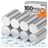 FINDMAG Magnets with Double-Sided Adhesive, Magnets for Office, Fidge, 100 Pack - Retail: $90