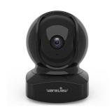 wansview Wireless Security Camera, IP Camera 1080P HD, WiFi Home Indoor Camera for BabyPetNanny, Motion Detection, 2 Way Audio Night Vision, Works with Alexa, with TF Card Slot and Cloud - Retail: $16