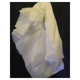 MIULEE 2 Panels Solid Color White Sheer Window Curtains Elegant Window Voile PanelsDrapesTreatment for Bedroom Living Room (54 X 94 Inches White) - Retail: $21
