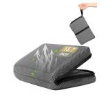 FASTMOMENT Airplane Seat Cushion Portable Travel Cushion for Comfort Foldable Stadium Pad with Breathable Fabric Seat Pad Perfect for Long Flights, Office, Camping, Bleacher (Standard Size - 15.7ftft)