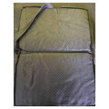 FASTMOMENT Airplane Seat Cushion Portable Travel Cushion for Comfort Foldable Stadium Pad with Breathable Fabric Seat Pad Perfect for Long Flights, Office, Camping, Bleacher (Standard Size - 15.7ftft)