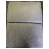 FASTMOMENT Airplane Seat Cushion Portable Travel Cushion for Comfort Foldable Stadium Pad with Breathable Fabric Seat Pad Perfect for Long Flights, Office, Camping, Bleacher (Standard Size - 15.7ftft)