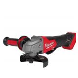 Milwaukee 2880-20 M18 FUEL Brushless Lithium-Ion 4-12 in.  5 in. Cordless Small Angle Grinder with No-Lock Paddle Switch (Tool Only) - Retail: $147