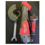 Milwaukee 2880-20 M18 FUEL Brushless Lithium-Ion 4-12 in.  5 in. Cordless Small Angle Grinder with No-Lock Paddle Switch (Tool Only) - Retail: $147