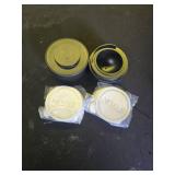 Nessus Reusable Kit for Nespresso Pods Vertuo, Reuse Old Coffee Pods for Nespresso Vertuo: 100 Pcs Aluminum Foil Seal Lid, Holder, Brush, Refillable Vertuo Plus Next Capsule Machine(No Pods Come) - Re