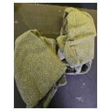 OTOSTAR Pack of 2 Textured Boucle Throw Pillow Covers Square Pillow Cases Cozy Soft Decorative Couch Cushion Case for Chair Sofa Bedroom Living Room Home Decor 24 x 24 Inch, Forest Green - Retail: $17