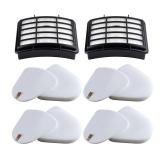 Funmit 2 HEPA + 4 Foam and Felt Filters Compatible with Shark Navigator Lift-Away Deluex NV350, NV351, NV352, NV355, NV356E, NV357, NV360, NV370, NV391, UV440, UV490, UV540, Part # XFF350 and XHF350 -