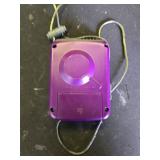 O2COOL Battery Powered Deluxe Necklace Fan For Personal Cooling With Adjustable Lanyard (Purple) - Retail: $10