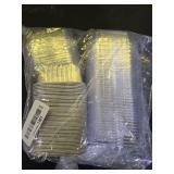 BAKINGPAK Square Individual Cake Pans with Lids, 50PCS 5OZ Baking Cups with Lids Cupcake Liners with Lids Mini Aluminum Pans with Lids Mini Cake Tins Mini Cake Pans with Lids for Birthday, Silver - Re
