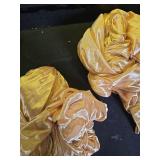 SweetEasy 2pcs 5ftx10ft Wedding Backdrop Curtains for Parties Birthday Baby Shower Bridal Home Party Festival Engagement Arch Party Stage Decorations Photography(Champagne) - Retail: $19