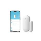 Clouree Door Alarm Window Sensors, Door Open Alarm Long Battery Life Wireless for Security Real-Time Notification WiFi Contact Sensor App Control No Monthly Fee, White NEED NEW STICKERS - Retail: $16