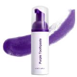 ROMARZ Purple Toothpaste for Teeth Whitening,Purple Teeth Whitening Kit,Tooth Stain Removal Colour Corrector,1PC 1.49 Fl Oz