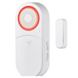 Freezer Door Alarm with Delay When Left Open, Door Chime Window Open Alarm Close Doors Reminder Loud 120 dB for Home, Store, Office, School - Retail: $12