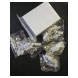 SOLPEX 20 Pack Solar Deck Lights Outdoor, Waterproof Led Lights for Outdoor Stairs, Step, Fence, Yard, Patio, and Pathway(Warm White) - Retail: $37