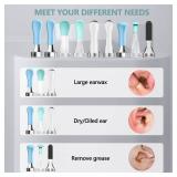 Bebird Replacement Tips Ear 12 Pieces Waterproof Silicone Ear Spoon for Ear Wax Removal Endoscope BEBIRD Original Ear Cleaner Tips Set for R1 W3R3T15X3X17 PROD3ProT5 (Dia. 3.5mm) - Retail: $14