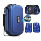 *Slight Exterior Damage, See Seller Photos* Gosemai Insulin Cooler Travel Case TSA Approved Medication Diabetic Cooler for Travel with Temperature Display Refrigerated Medicine Organizer Bag with 2 Ic