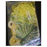 Tropical Leaf Birthday Party Banners Hawaiian Luau Birthday Decoration Palm Leaves Party Banners for Jungle Party Decoration Summer Baby Shower Supplies - Retail: $12