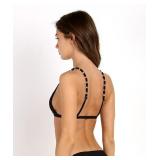 Medium Buckle-bra Two Piece Bikini, Black (Stock Photo Approximate)