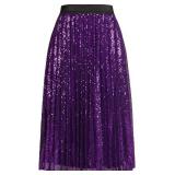 Grace Karen Large Purple Sequin Skirt