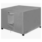 Gray Patio Ottoman Cover 25x25x17 - Retail: $15