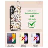 Shorogyt for Samsung A54 Wallet Case with Card Holder - for Women Men Girls Cute Designer Dog Lover Pattern Kickstand Magnetic Clasp Back Flip Folio Leather Phone Casesfor Galaxy A54