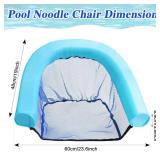 WUBOECE 2 Pack Swimming Pool Noodle Floating Mesh Chair for Adults Pool Float Chair Noodle Chair Floats for Swimming Water Relax (Noodle Not Included)