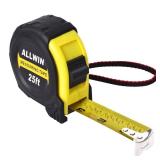 Tape Measure 25 Ft - Metal Retractable Tape Measure with Fractions, Easy Read, 1-inch Wide X 25 Foot