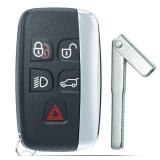 SUPALAND Key Fob Keyless Entry Fits for Land Rover Discovery LR2 LR4 Range Rover Evoque Sport Smart Remote Control 2011-2017 Jaguar F-Type XE XF XJ (KOBJTF10A) with Emergency Key