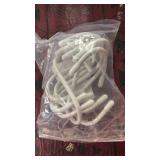 HiGift Purse Hanger for Closet, Unique Twist Design White Vinyl Coated Bag Hooks Organizer Hanging, Large Closet Hooks Purse Organizer Holder for Hanging Purse,Handbag,Belt,Hat,Backpack,Jeans