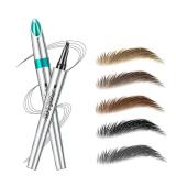 5 Colors Hair-like Strokes Eyebrow Pen, Mimics Natural Eyebrow Liquid Microfilling, Eye Brow Makeup by âLinbleâ (#1 Brown)