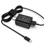 Fast Charger Compatible for Fire UL Listed AC Adapter 2A Rapid Charger with 6.6Ft Micro-USB Cable for All-New Fire 7 HD 8 10 Plus Tablet, Kids Pro, Kids Edition, HD HDX 7â 8.9â (Black)