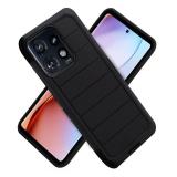 Thousandgear Compatible for Motorola Moto Edge 5G 2024 Case, Durable Military-Grade Belt Clip Holster Heavy Duty Defender Case Dustproof Shockproof Protection 3 in 1 Rugged Cover (Defender Black)