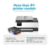 belietop 923 923XL Ink Cartridges Combo Pack (with Chip) Replacement for HP 923 Ink Cartridges Compatible with HP OfficeJet Pro 8120 8123 8130 8133 Printers (Black/Cyan/Yellow/Magenta, 4 Pack)