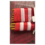 8x12 Inch Small American Flags on Sticks, US Handheld WoodenStick flag with Kid-Safe Spear Top,Memorial Day,Independence Day, Patriotic Decorations,Yard Gladen Flag