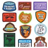 Solsew Funny Cute Dog Patches for Harness Removable Vest Collar Hook Patch Set Dogs Proud Puppy Dad Mom Training Security Military Tactical Novelty Accessories Gifts
