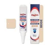ZippySolve Tile Grout, Repair Kit, Restore & Renew Tile Joints Line, Fast Drying Tile Grout Paint Squeeze Tube for Bathroom Shower Kitchen Floor, Waterproof (8.8 oz, Beige)