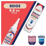 ZippySolve Tile Grout, Repair Kit, Restore & Renew Tile Joints Line, Fast Drying Tile Grout Paint Squeeze Tube for Bathroom Shower Kitchen Floor, Waterproof (8.8 oz, Beige)