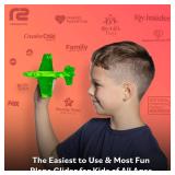 Foam Airplanes - Stocking Stuffers for Kids All Ages 4 5 6 7 8 9 + Year Old - Best Toy Gift - Boy Toys Stocking Stuffer Gifts - Air Plane Gift Idea - Easter Basket Gifts for Boys & Girls Party Favors