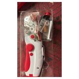 Handheld Sewing Machine, Mini Portable Electric Sewing Machine for Beginners Adult, Easy to Use and Fast Stitch Suitable for Clothes,Fabrics, Cutains,DIY Home Travel (White)