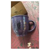 Christian Art Gifts Purple Sunflower Ceramic Coffee Mug â 14 oz. Microwave & Dishwasher-safe Inspirational Scripture Coffee and Tea Mug for Women with Bible Verse: Strength & Dignity â Prove