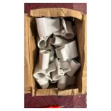 Greenhouse Clamps for 1/2 Inch PVC Pipe, Greenhouse Hoops,Support Frame, Grow Tunnel,Plant Support Garden Stakes. White Garden Clips For Fixing Plant Cover, Plastic Sheeting, Film Row Cover, Net.