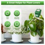 Dr.meter Soil Moisture Meter, Plant Water Meter for Garden Lawn Farm Indoor & Outdoor Use, Soil Tester Hygrometer Sensor for House Plants, Gardening Gifts, No Battery Needed USED