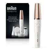 Braun Face Epilator Facespa Pro 911, Facial Hair Removal for Women, Hair Removal Device, 3-in-1 Epilating, Cleansing Brush and Skin Toning with 3 Extras