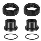 2 Set R0446101 Pump Union Coupling Nut Kit with Tail Piece and O-Ring Replacement Fitting Parts Fit for Zodiac Jandy E-Pump Variable Speed Pump JEP and Stealth SHPF SHPM Series Pool Pumps