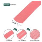MECCANIXITY 1/2 Inch Double Fold Bias Tape Polyester Continuous Bulk Bias Tape for Sewing,Seaming Quilting Hemming Binding Crafts (Watermelon Red 10 Yards)